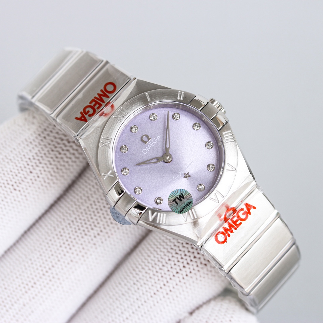 Omega women's Constellation Series 28mm quartz watch