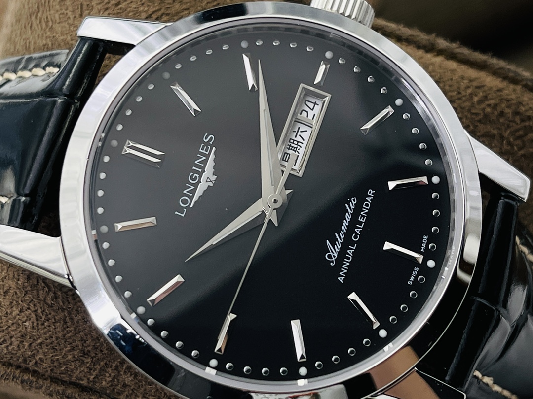 Longi*nes classic watchmaking traditional series 1832 model: L4.825.4.92.2