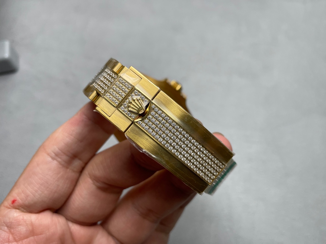 ROF luxury masterpiece, Rolex Submariner rear diamond custom version!