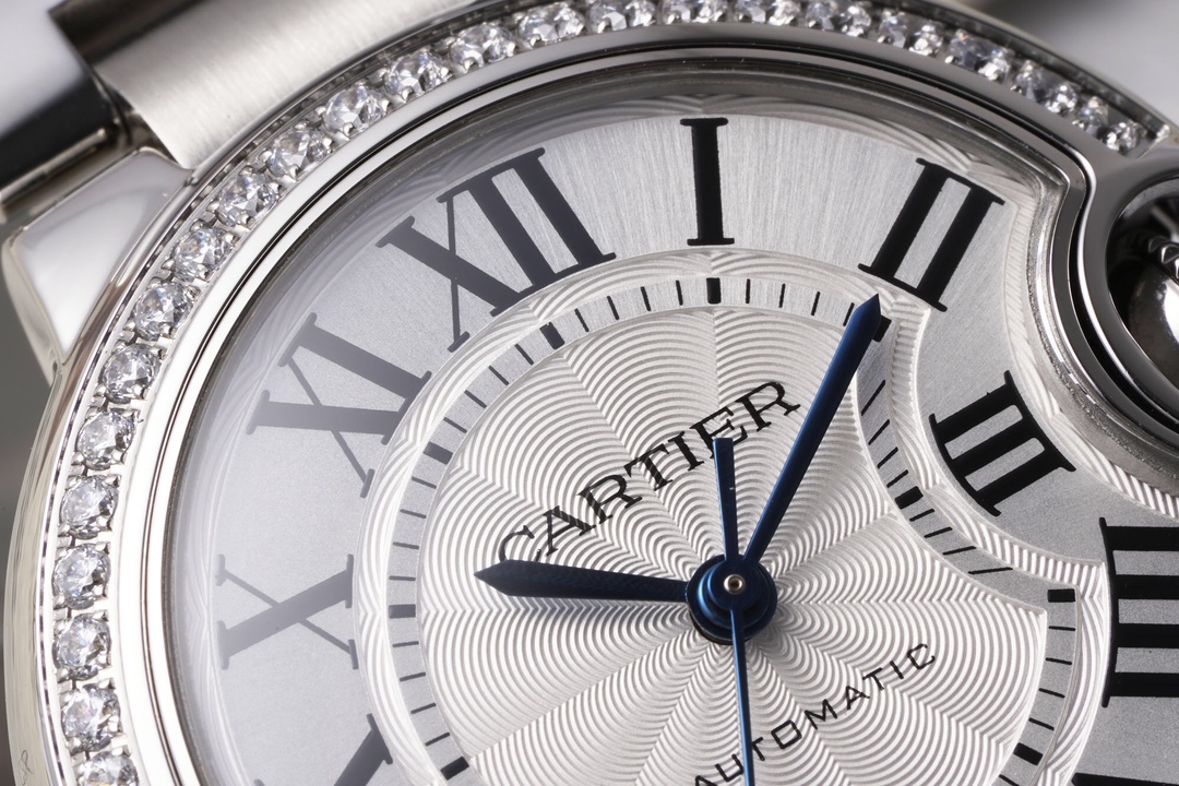 Cartier 33mm blue balloon series watch