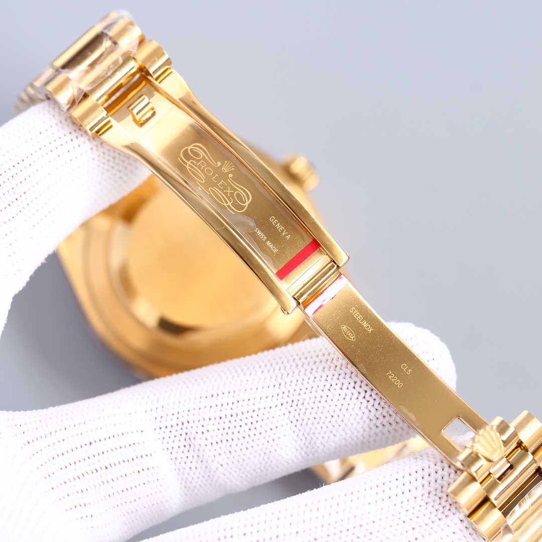 Rolex Day-Date Series Gypsophila Diamond-encrusted Mechanical Watch