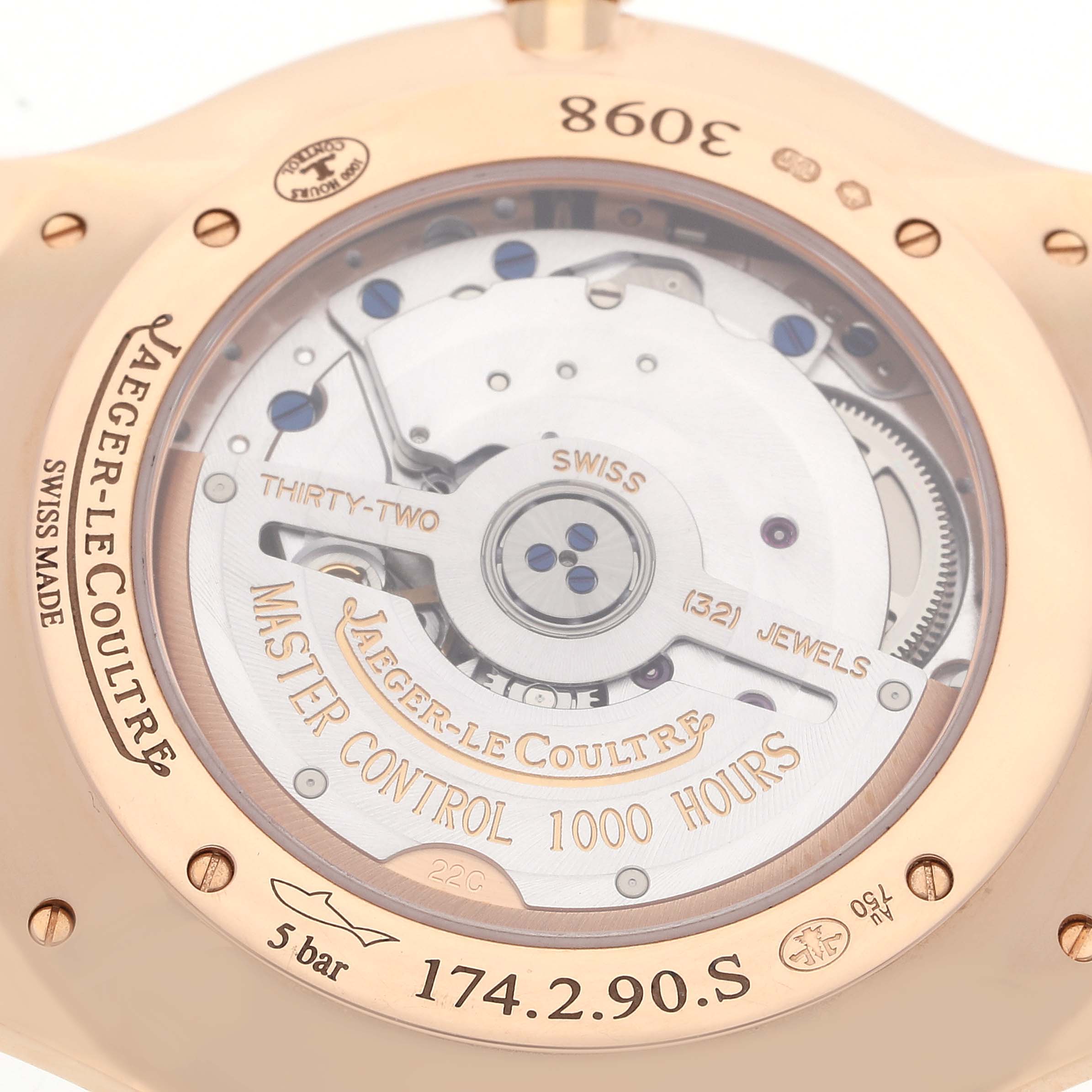 Jaeger Lecoultre Master Grande Ultra Thin Rose Gold Mens Watch Q1352520