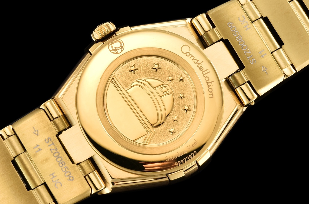 Omega's fifth generation Constellation series 25mm Swiss quartz women's watch.