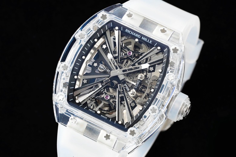 Richard Mille RM12-01 Tourbillon Sapphire Transparent Watch
