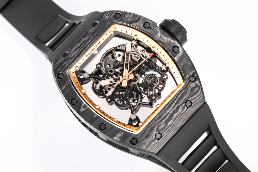 Richard Mille ultra-light NTPT full carbon fiber watch: RM055