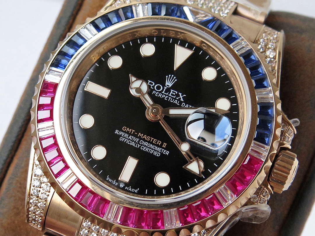 Rolex GMT-Master II Diamond Custom Edition 116761-SARU