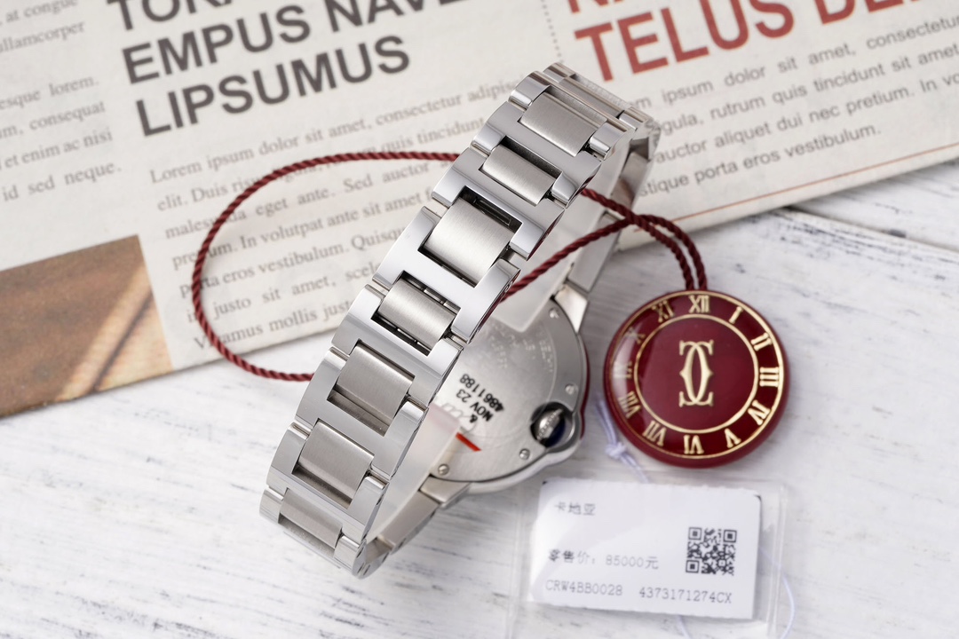 Cartier 33mm blue balloon series watch