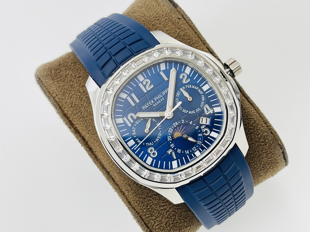 Patek Philippe Complications🔥AQUANAUT Traveler Series