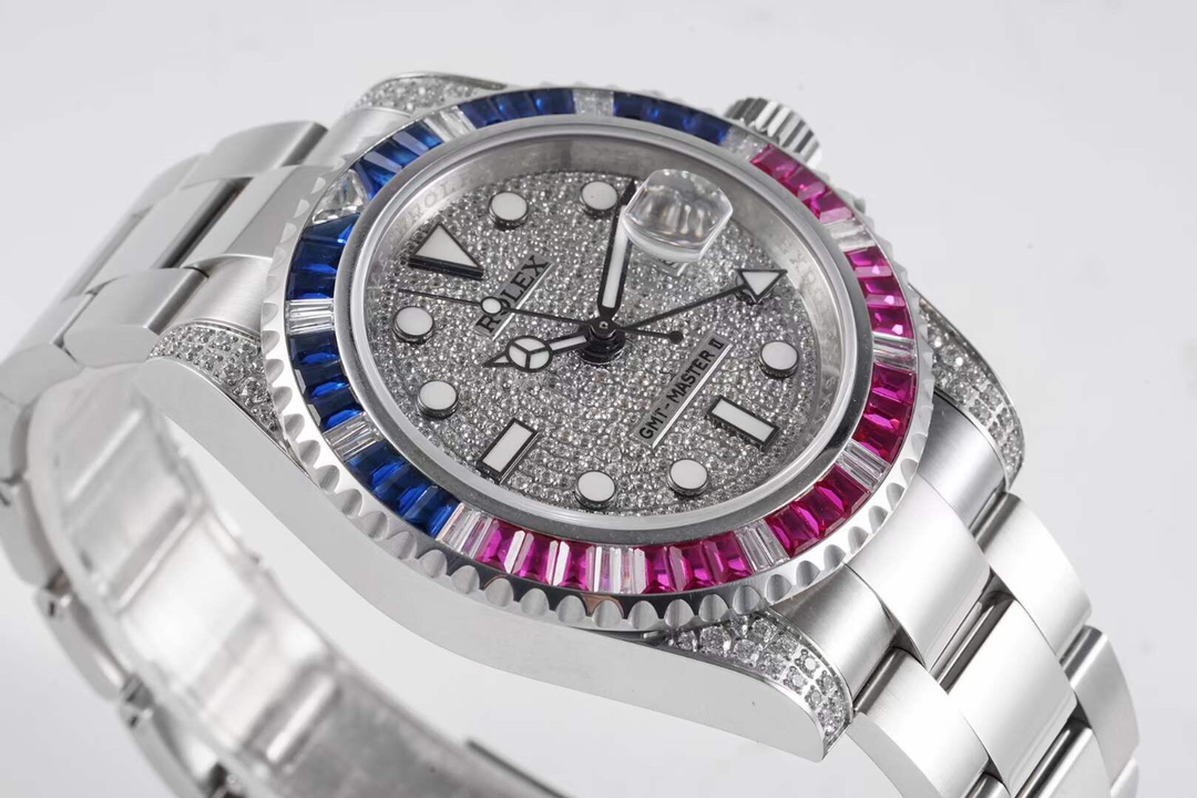 Rolex Greenwich-Master 116759 SAru-78209 Custom Edition with Diamonds on the Back