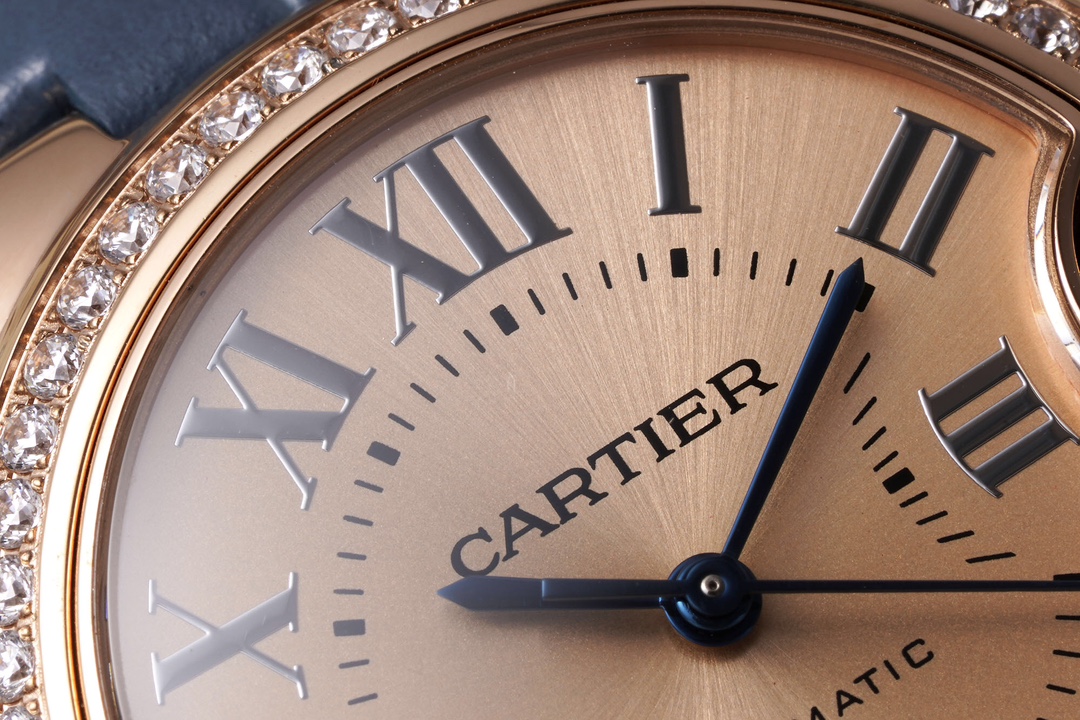 Cartier 33mm blue balloon series watch