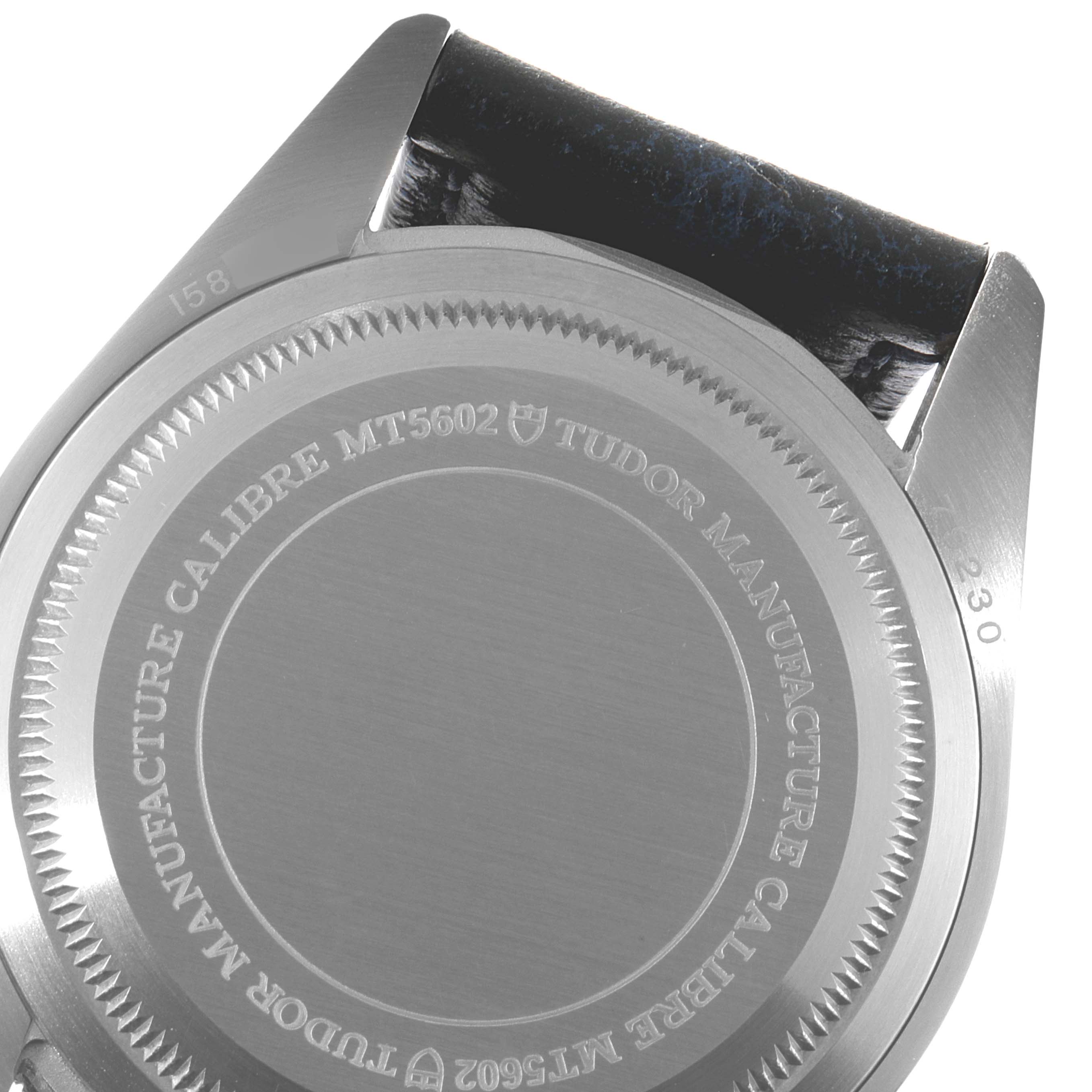 Tudor Black Bay Blue Bezel Steel Mens Watch 79230