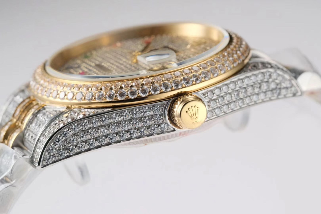 Rolex Diary Full Diamond Luxurious Edition Rolex Luxurious 18k Nano Technology