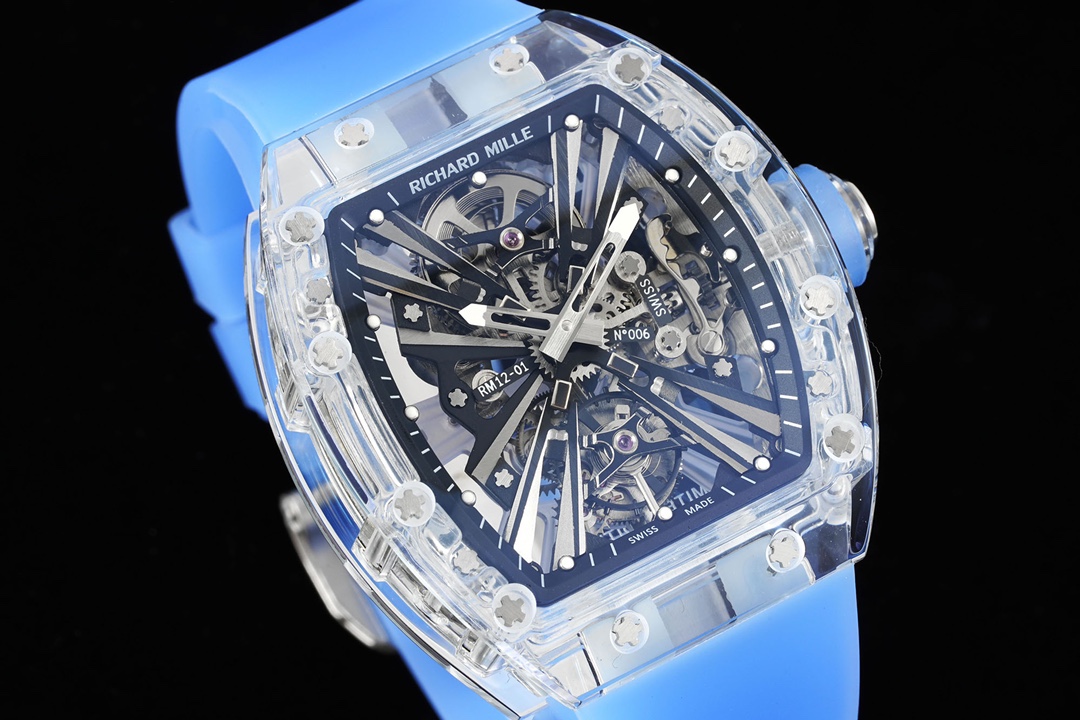 Richard Mille RM12-01 Tourbillon Sapphire Transparent Watch