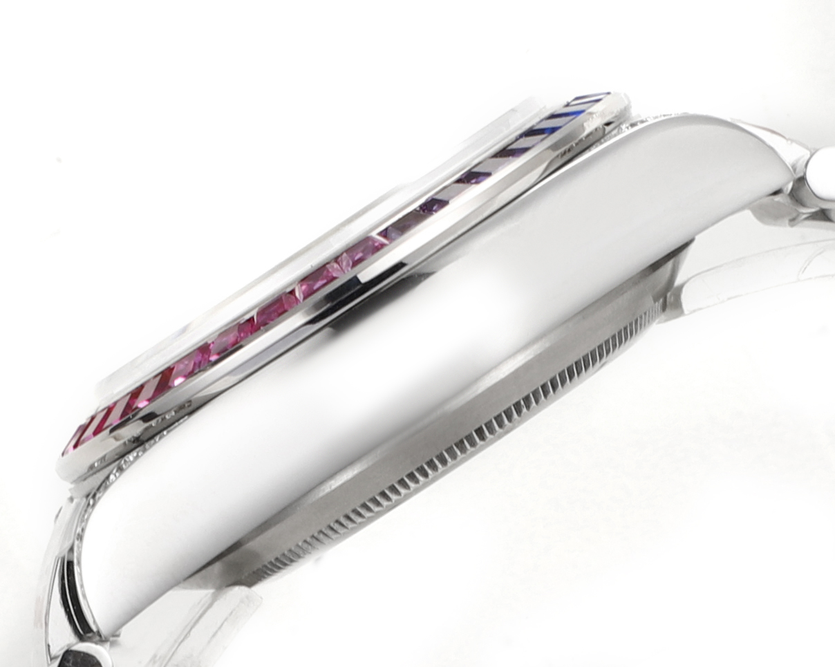 Rolex second-generation Daytona rainbow model full of diamonds 116596 watch!