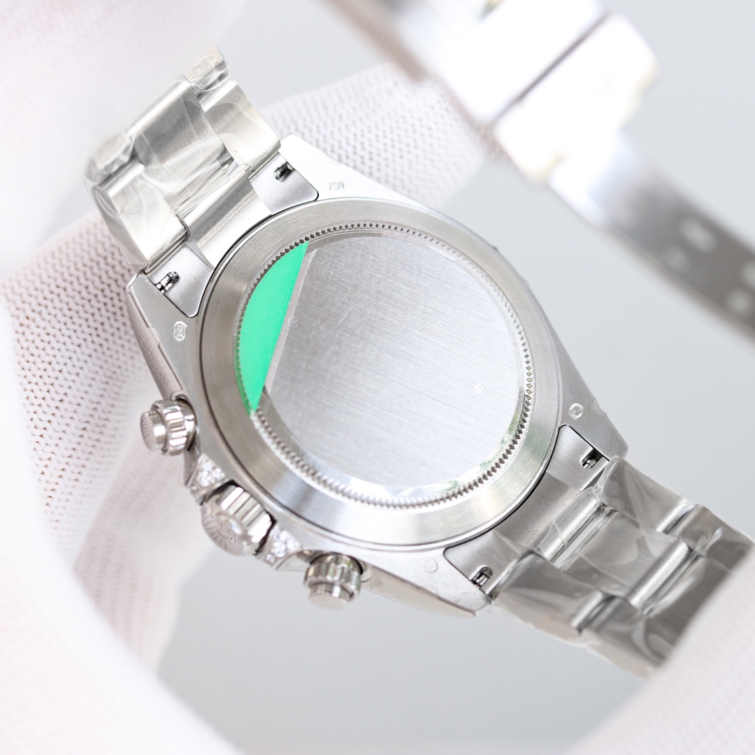 Rolex second-generation Daytona rainbow model full of diamonds 116595 watch!