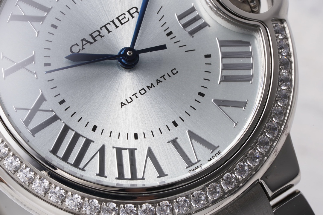 Cartier 33mm blue balloon series watch