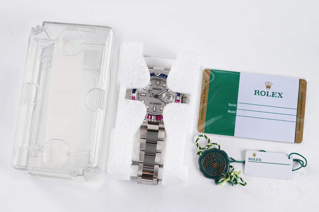 Rolex Greenwich-Master 116759 SAru-78209 Custom Edition with Diamonds on the Back