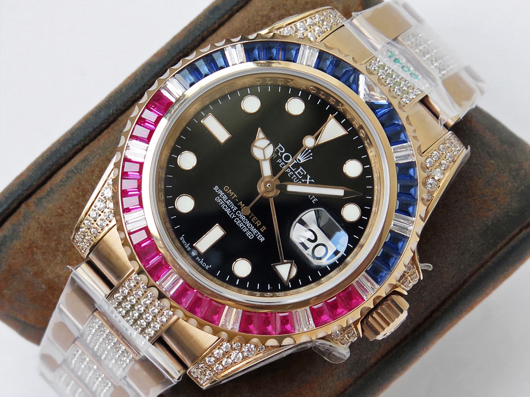 Rolex GMT-Master II Diamond Custom Edition 116761-SARU