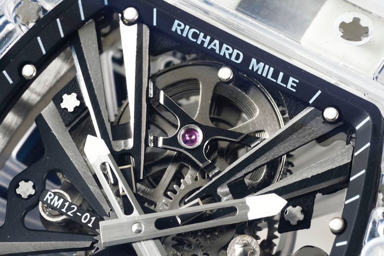 Richard Mille RM12-01 Tourbillon Sapphire Transparent Watch