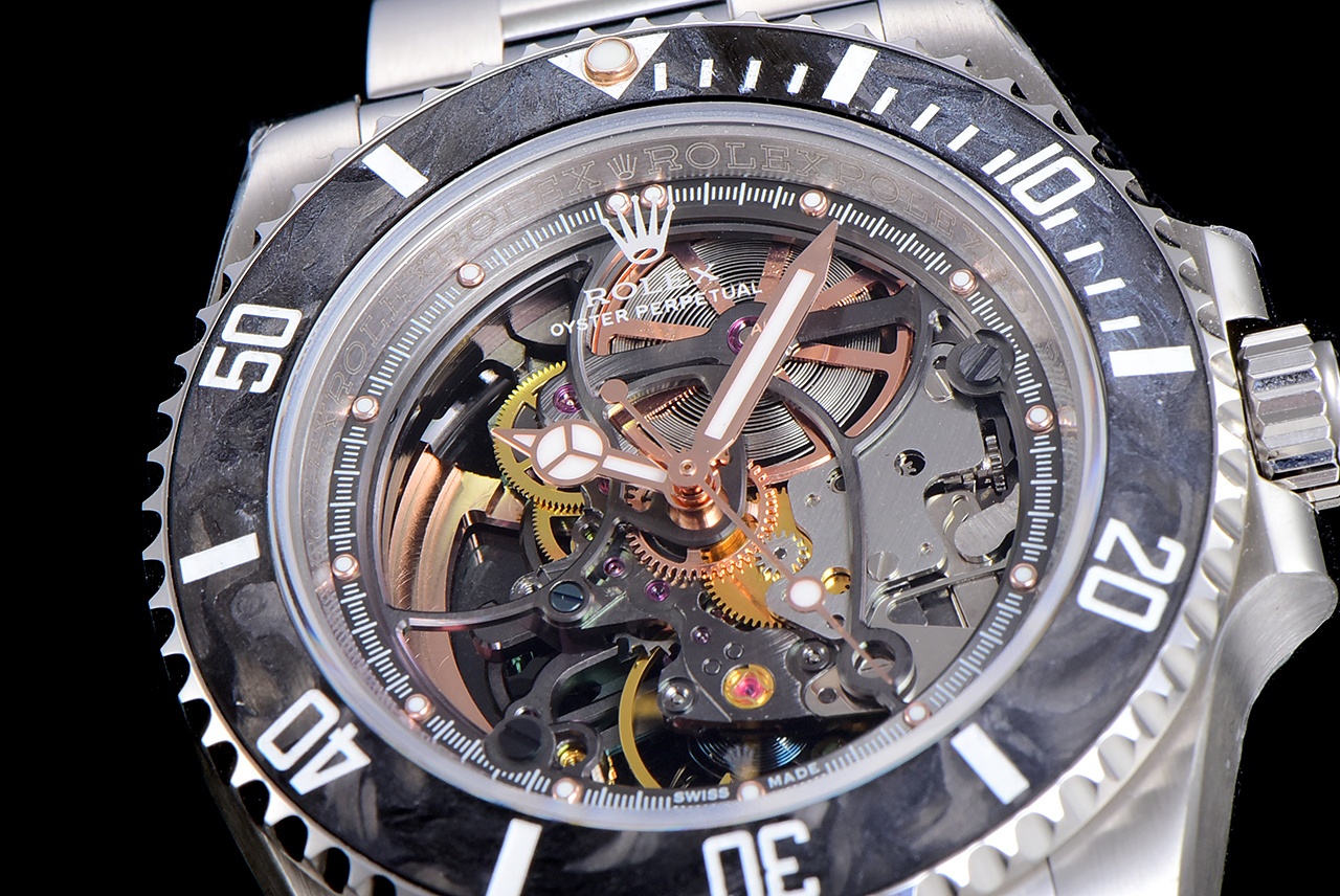 The Heavenly Soldier in the Magical Change Rolex! The fully hollowed out Submariner, the RM027 in Rolex