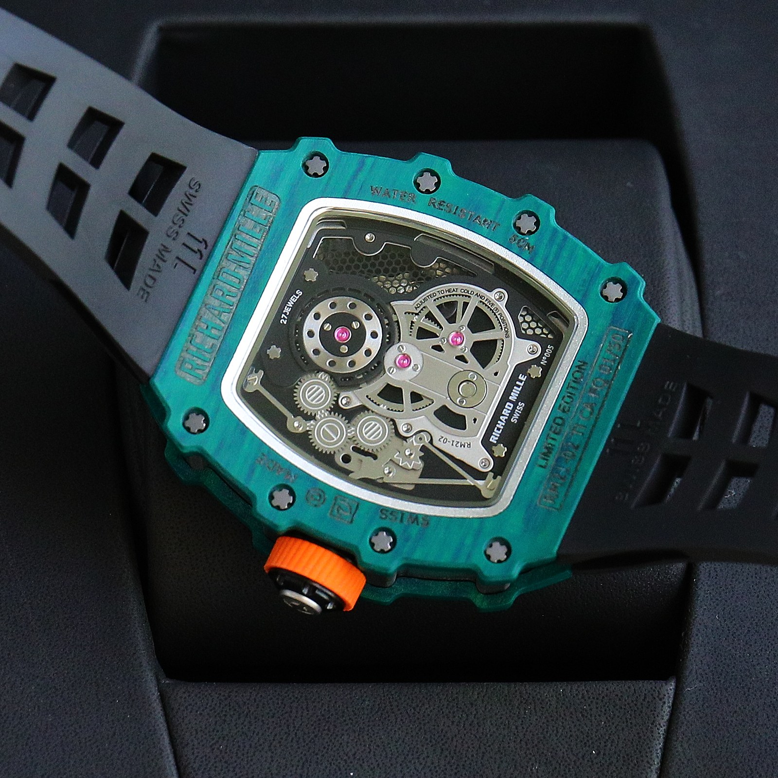 The Richard Mille RM21-01 series is equipped with