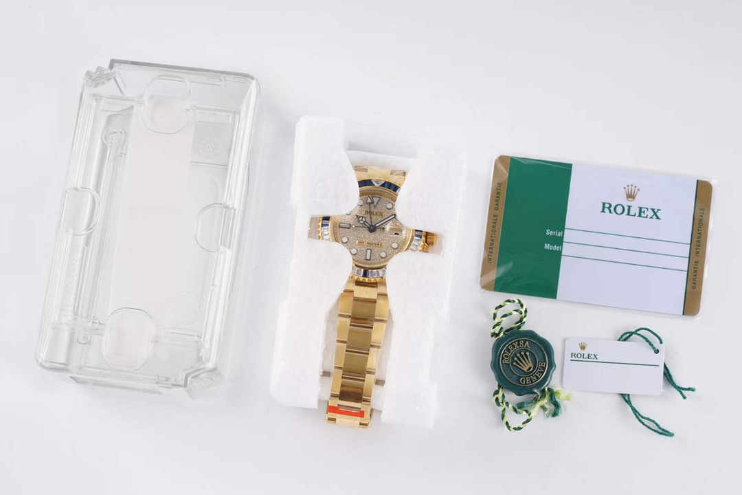 Rolex Greenwich-Master 116759 SAru-78209 Custom Edition with Diamonds on the Back