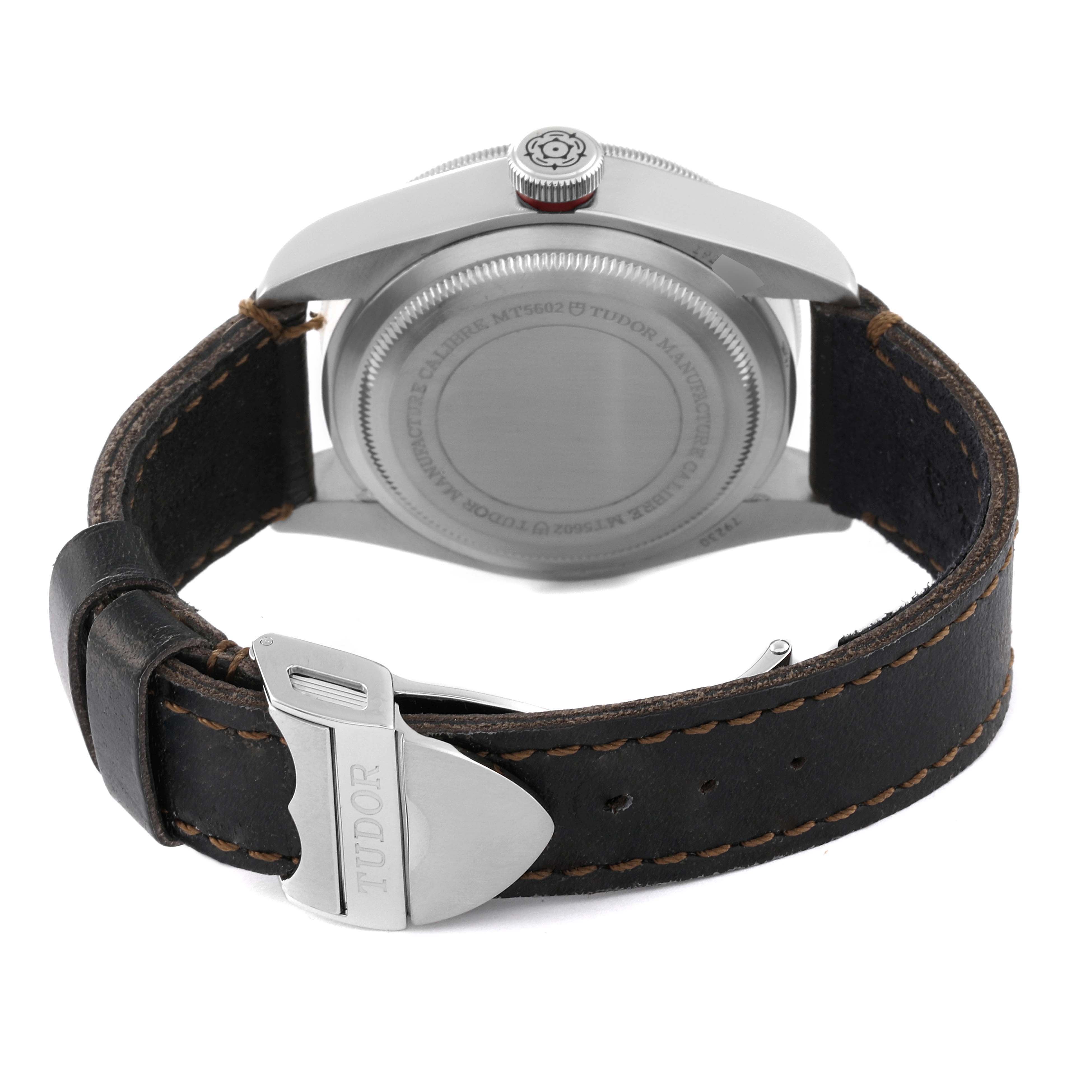 Tudor Heritage Black Bay Burgundy Bezel Steel Mens Watch 79230 Box Card