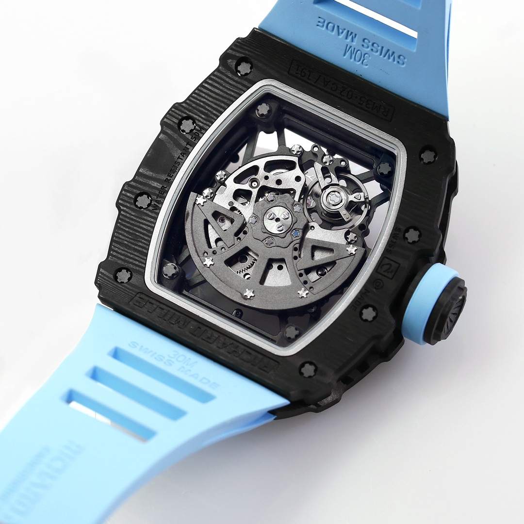 Richard Mille RM 35-02 RAFAEL NADAL carbon fiber fully automatic mechanical watch!