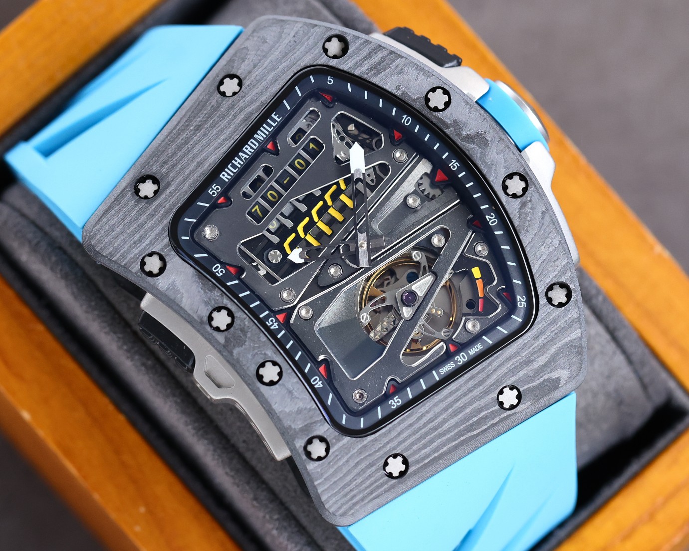 Richard Mille 70-01 Tourbillon Alain Prost's bicycle racing watch