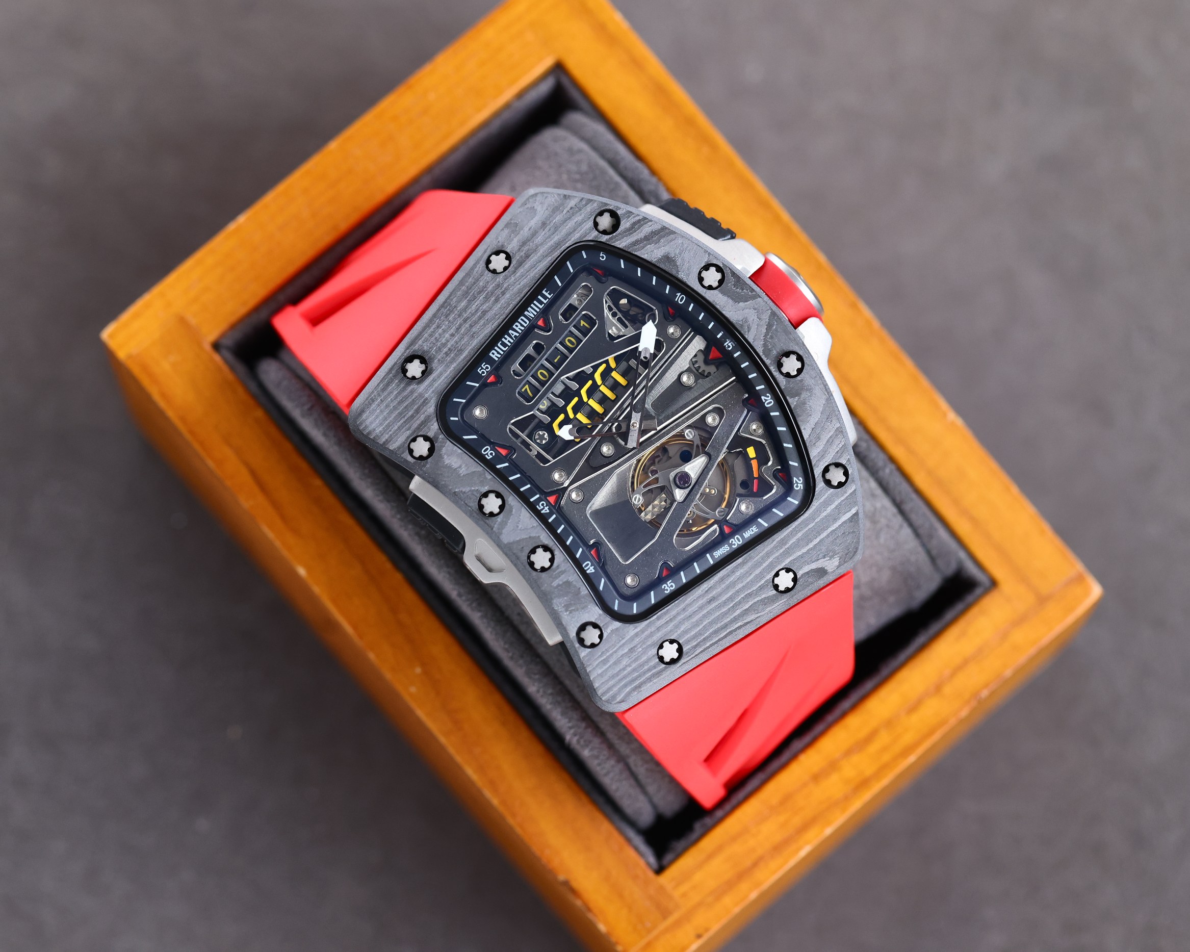 Richard Mille 70-01 Tourbillon Alain Prost's bicycle racing watch