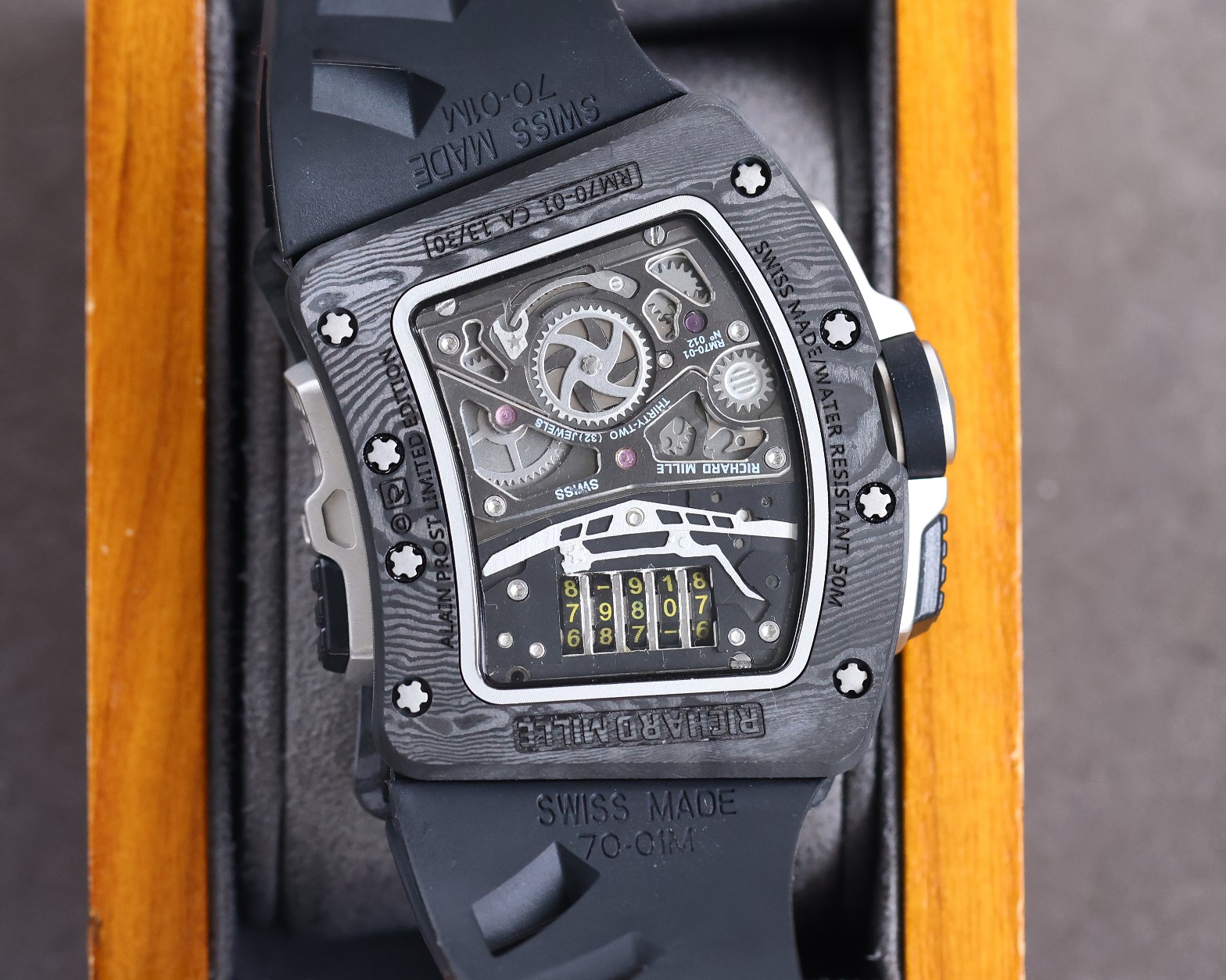 Richard Mille 70-01 Tourbillon Alain Prost's bicycle racing watch