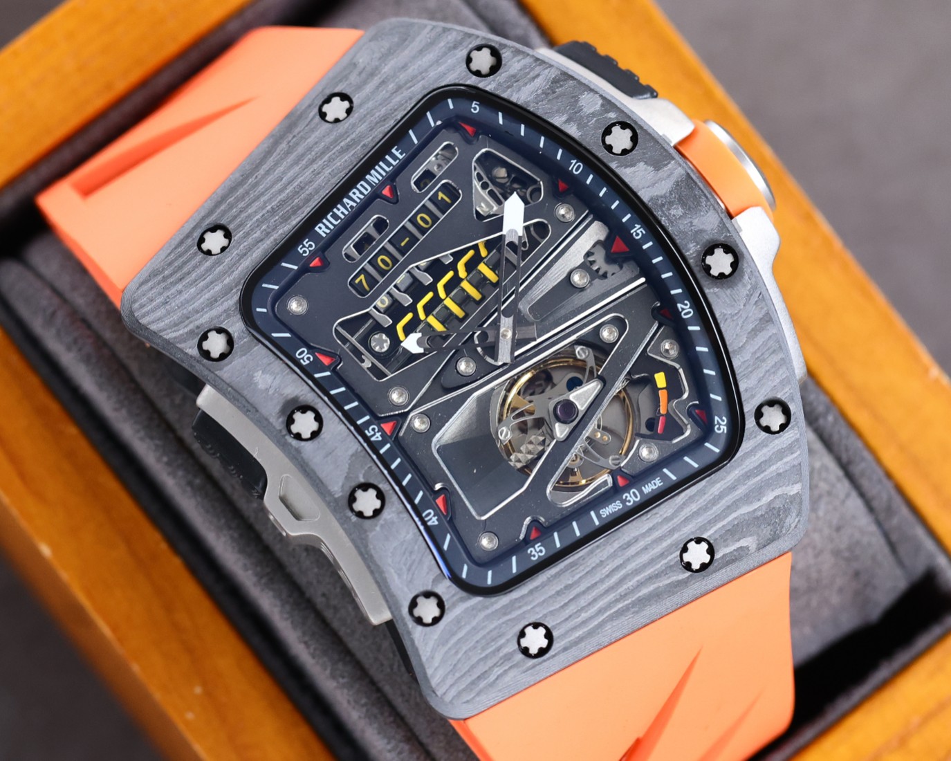 Richard Mille 70-01 Tourbillon Alain Prost's bicycle racing watch
