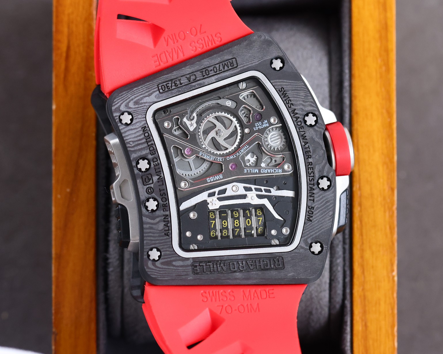 Richard Mille 70-01 Tourbillon Alain Prost's bicycle racing watch