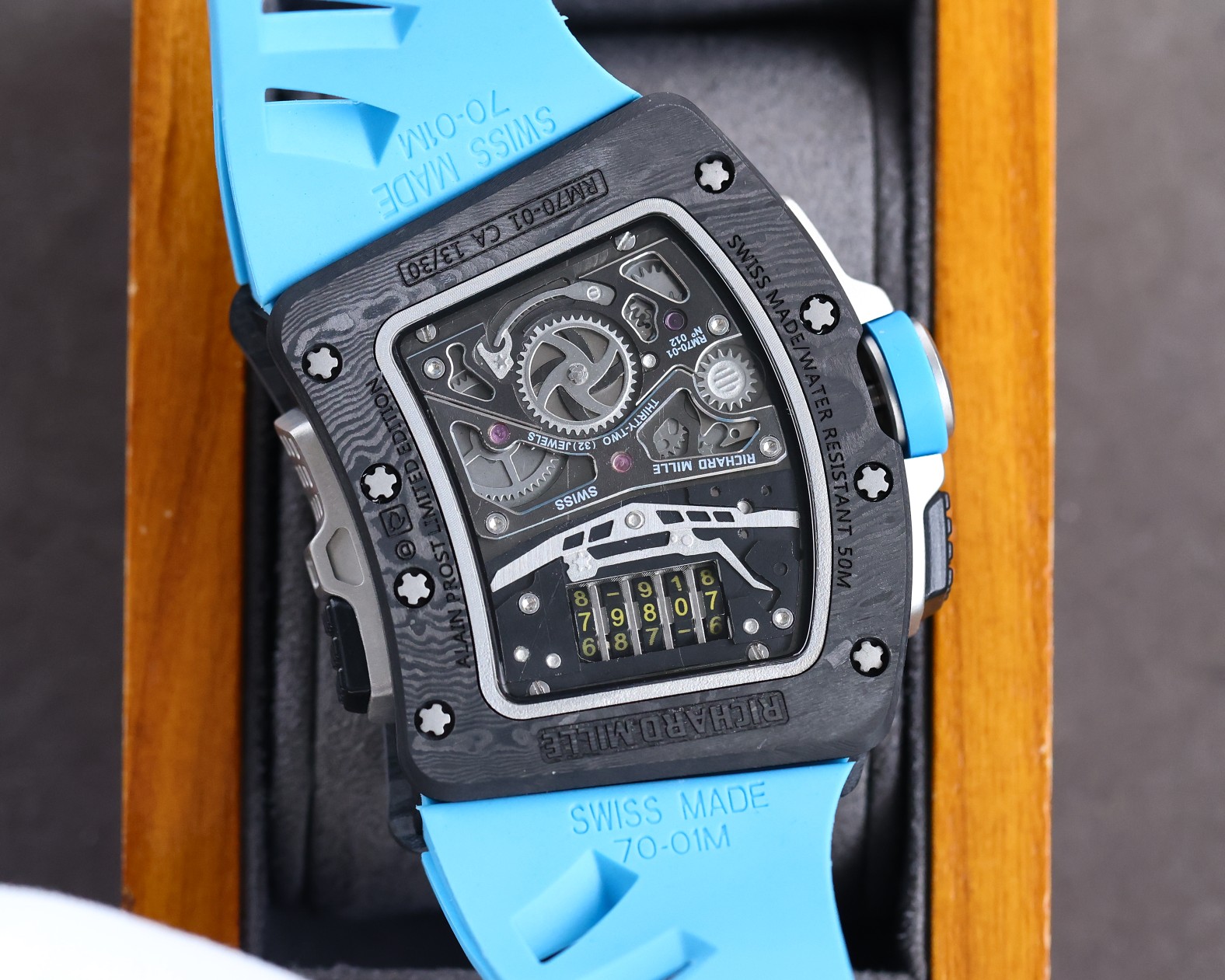 Richard Mille 70-01 Tourbillon Alain Prost's bicycle racing watch
