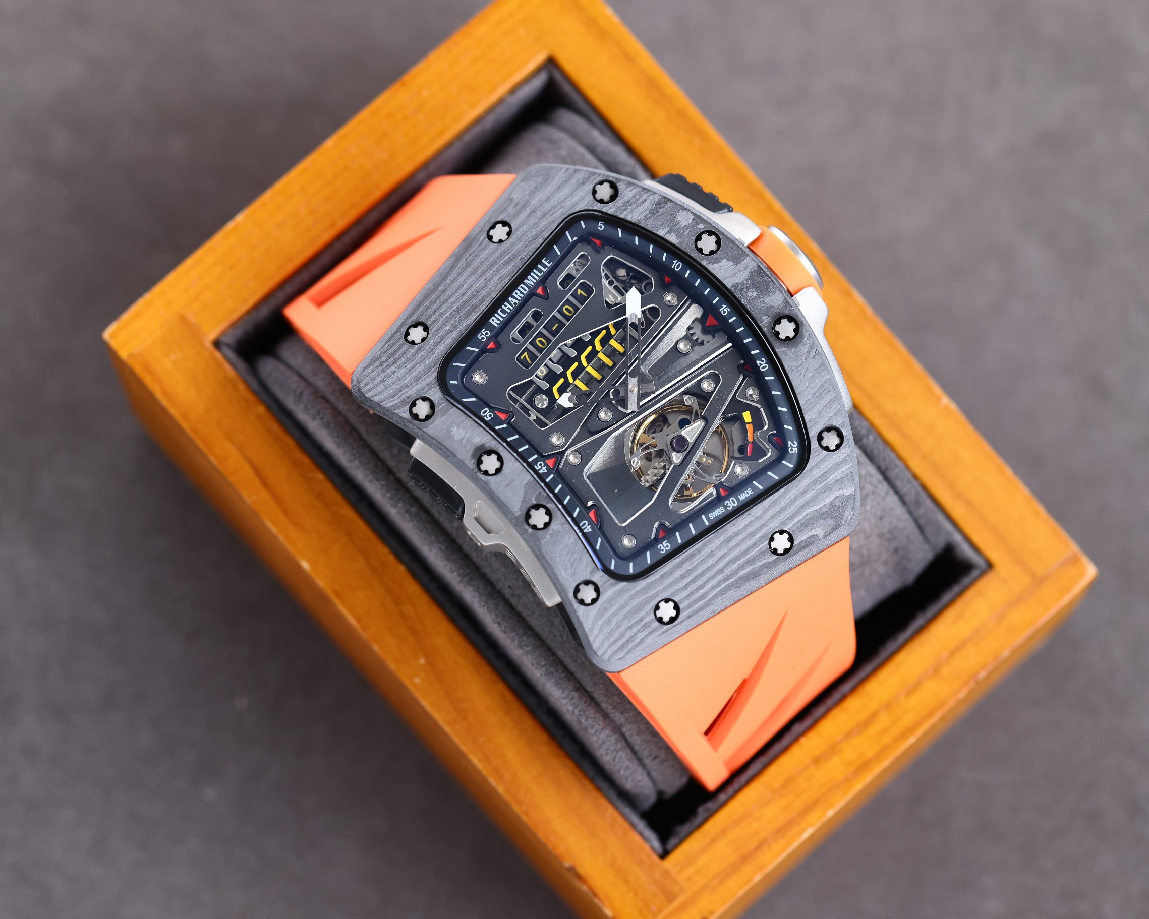 Richard Mille 70-01 Tourbillon Alain Prost's bicycle racing watch