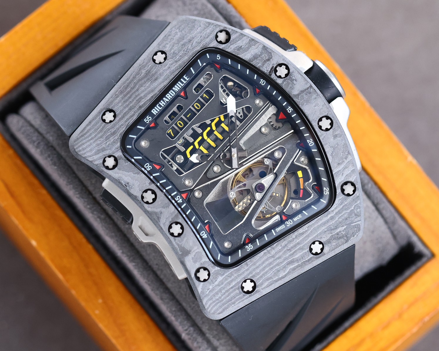 Richard Mille 70-01 Tourbillon Alain Prost's bicycle racing watch