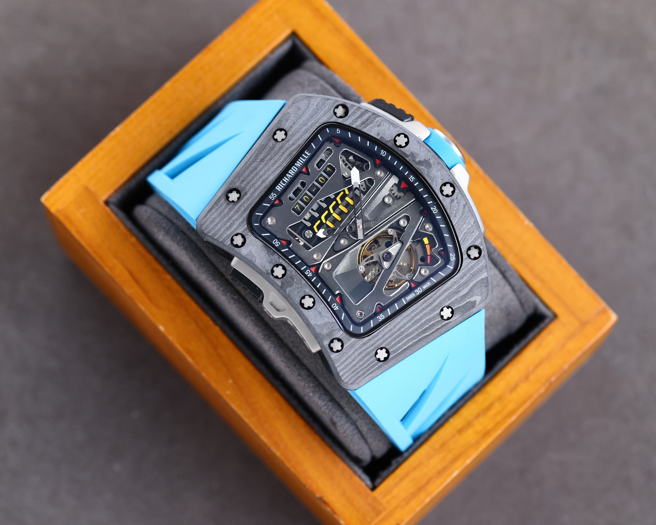 Richard Mille 70-01 Tourbillon Alain Prost's bicycle racing watch