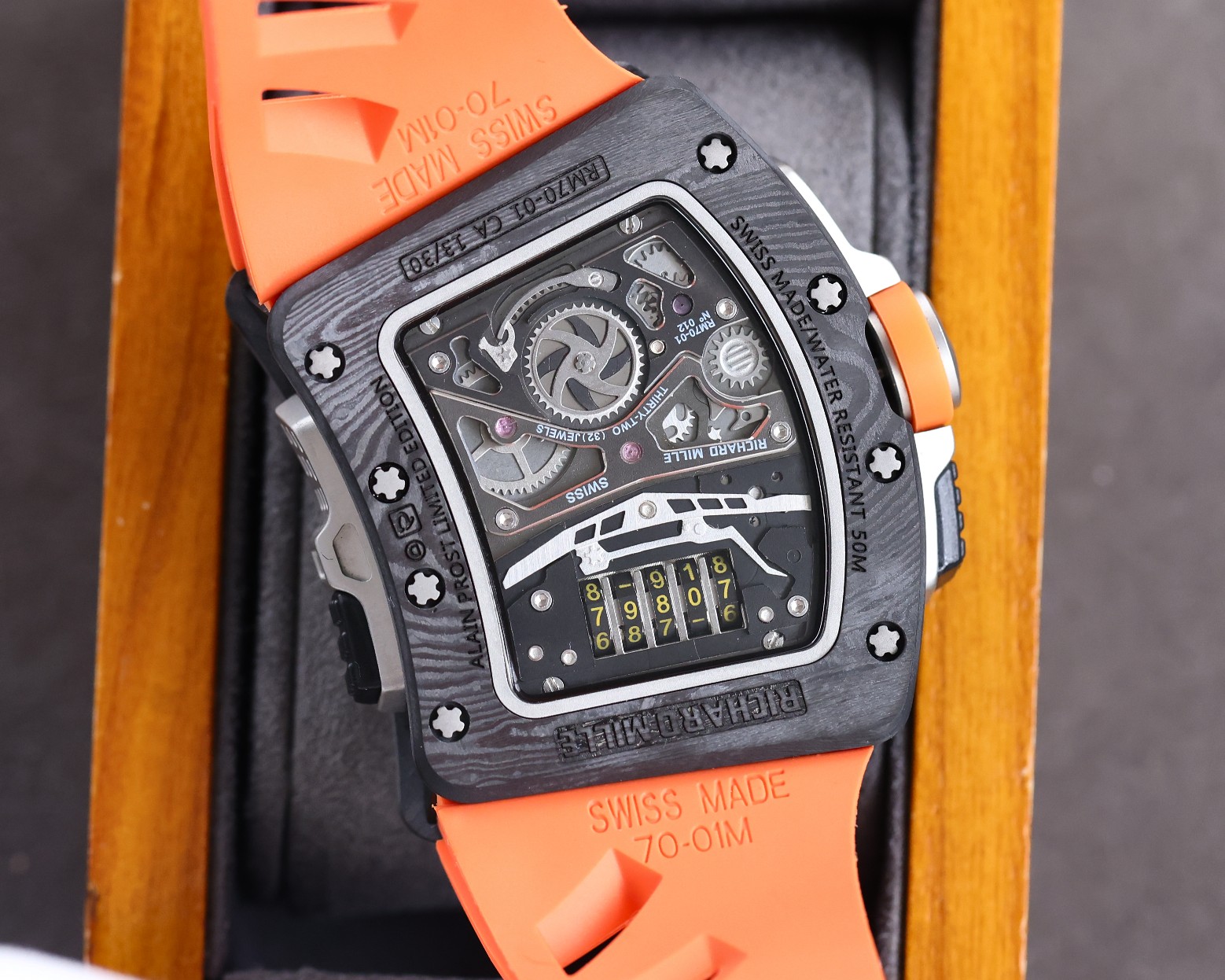 Richard Mille 70-01 Tourbillon Alain Prost's bicycle racing watch