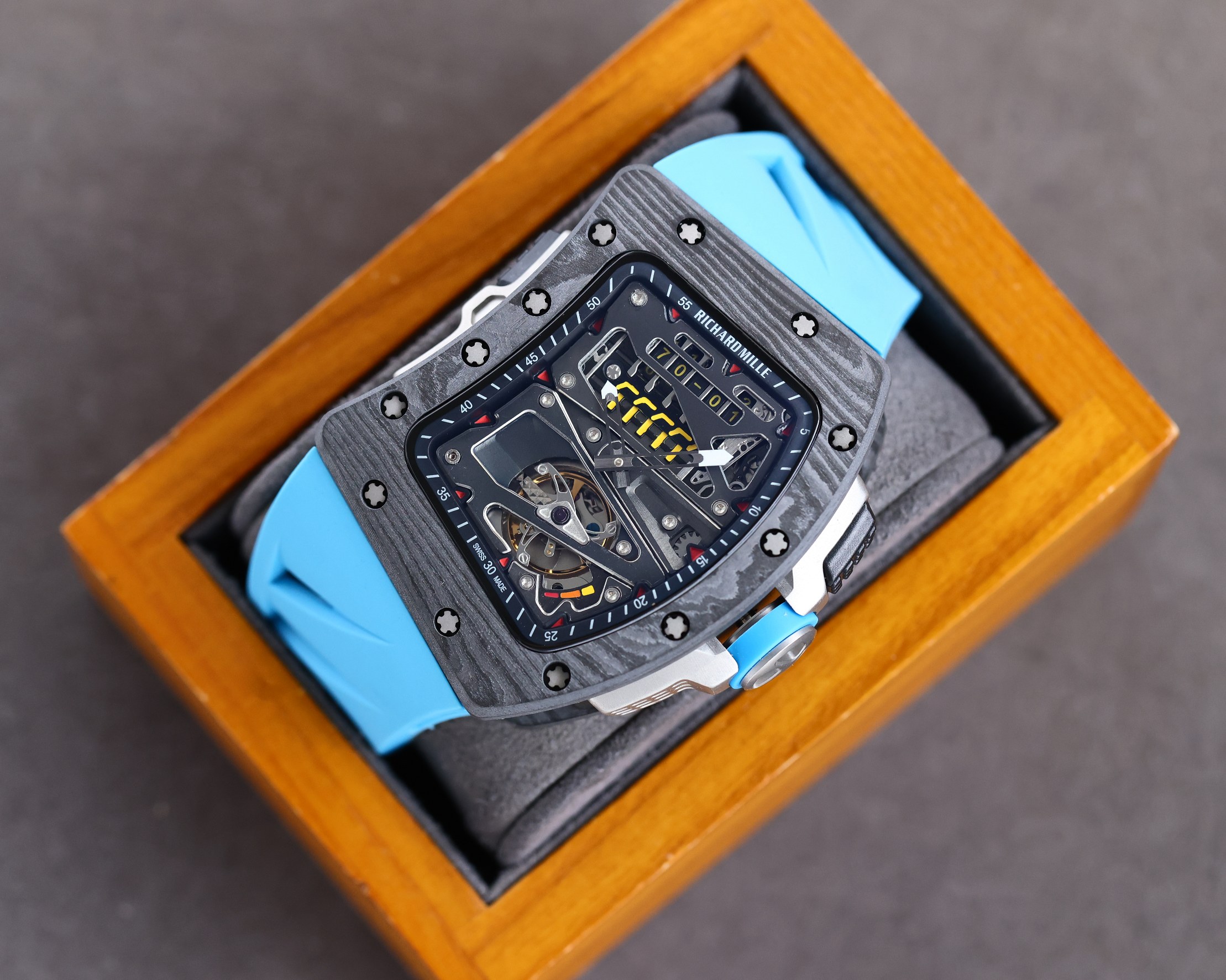 Richard Mille 70-01 Tourbillon Alain Prost's bicycle racing watch