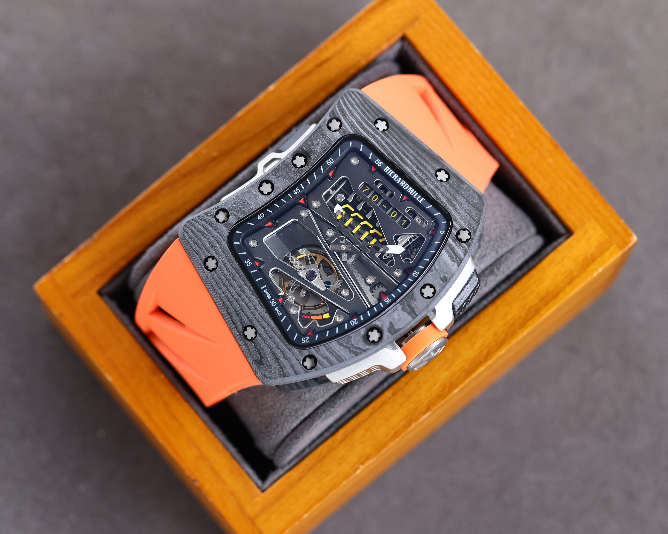 Richard Mille 70-01 Tourbillon Alain Prost's bicycle racing watch