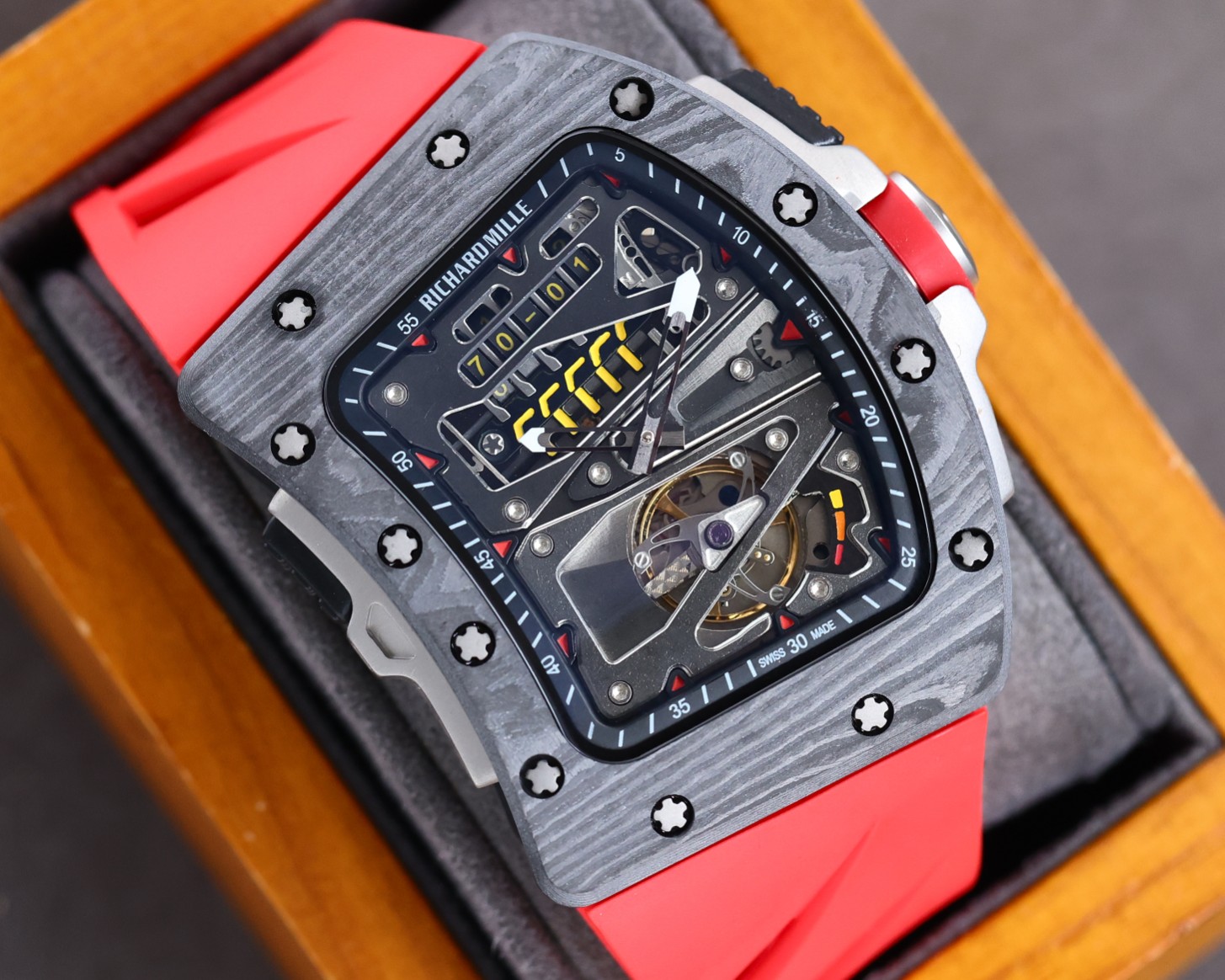 Richard Mille 70-01 Tourbillon Alain Prost's bicycle racing watch