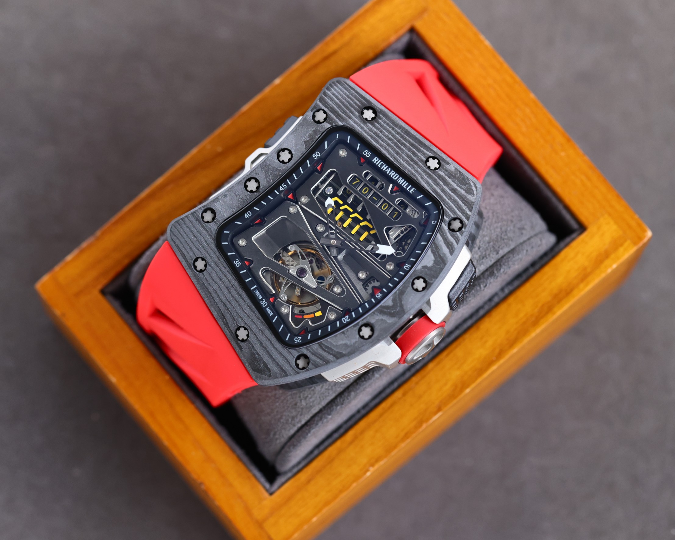 Richard Mille 70-01 Tourbillon Alain Prost's bicycle racing watch
