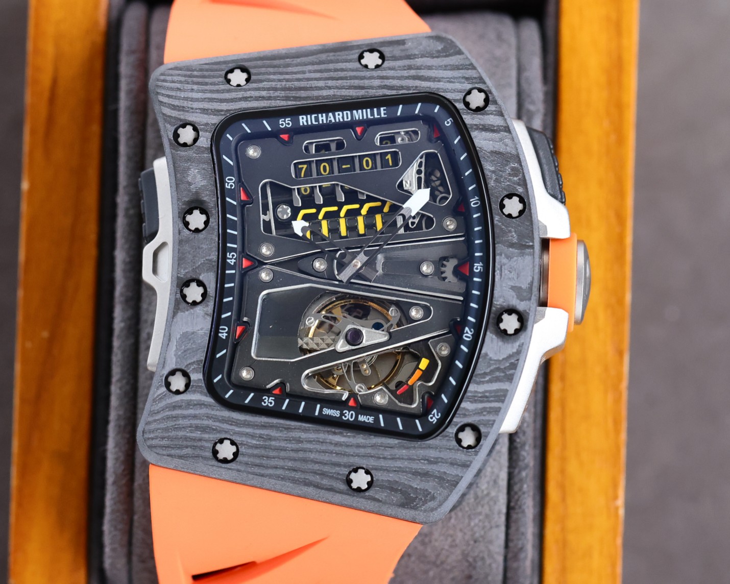 Richard Mille 70-01 Tourbillon Alain Prost's bicycle racing watch