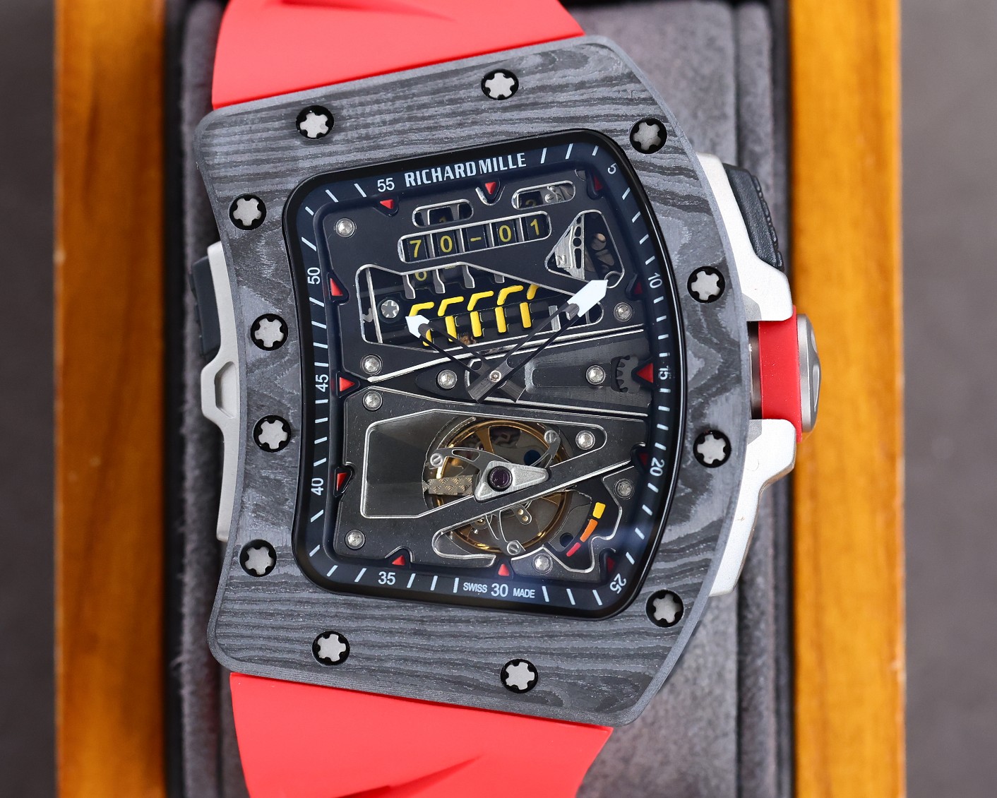 Richard Mille 70-01 Tourbillon Alain Prost's bicycle racing watch