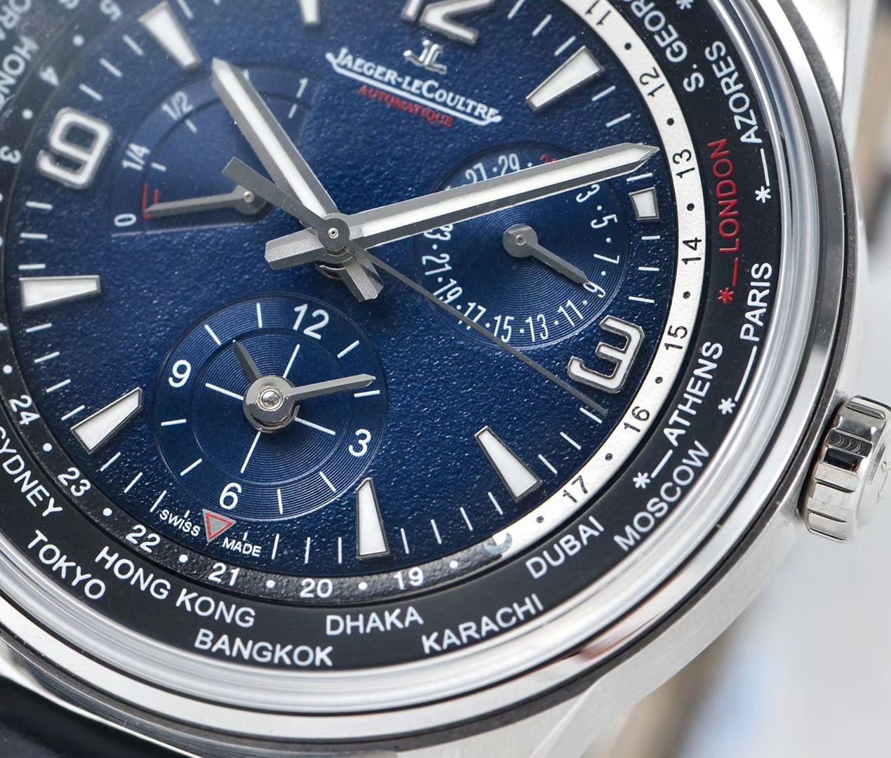 Jaeger-LeCoultre Beichen Geographer World Time Watch (904847Z)