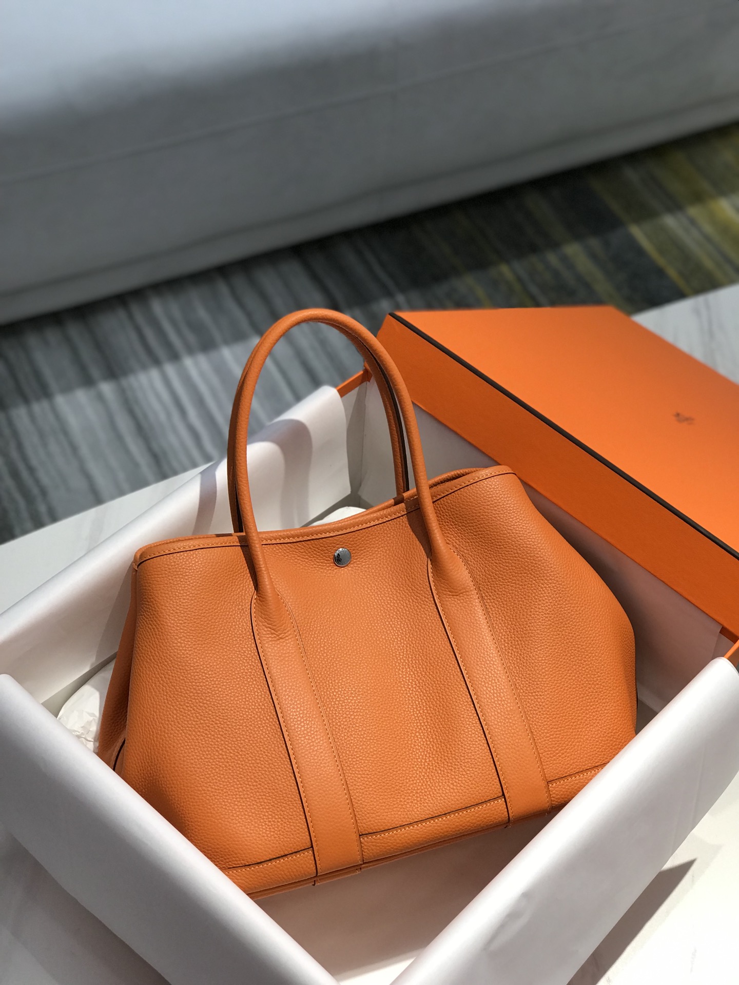 Hermès 𝑮𝒂𝒓𝒅𝒆𝒏 𝒑𝒂𝒓𝒕𝒚 ɞ▪️▪️orange