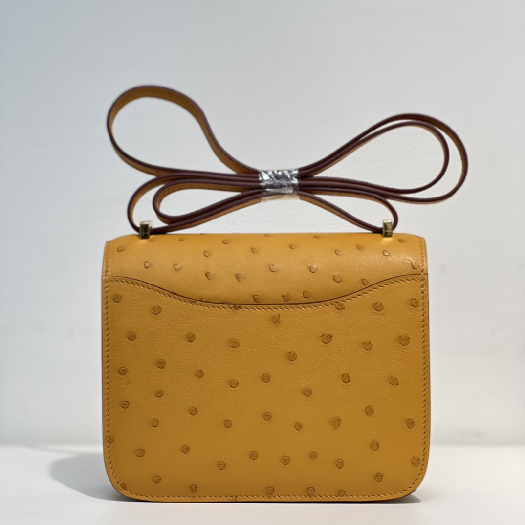 Hermès Constance 19cm imported top quality KK ostrich leathe