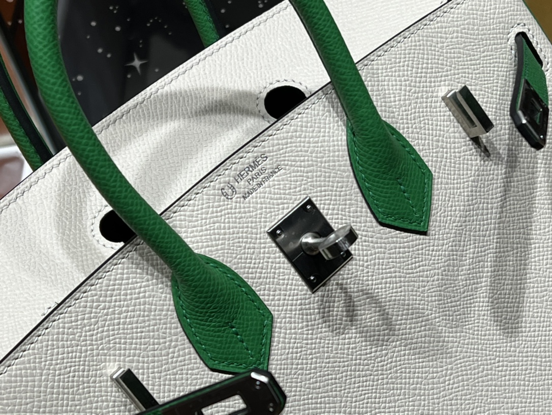 Hermès Birkin 25cm10 Milkshake White