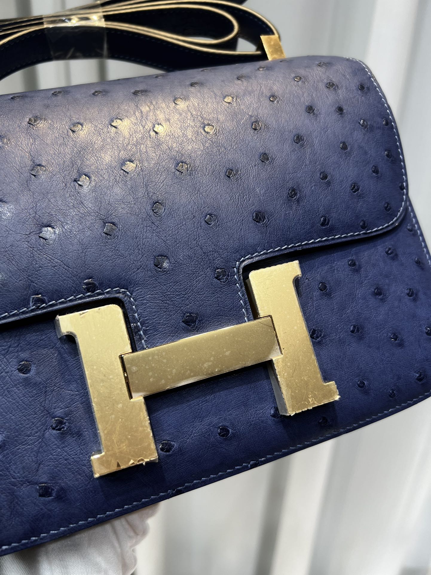 Hermès Constance 24cm imported top quality KK ostrich leather