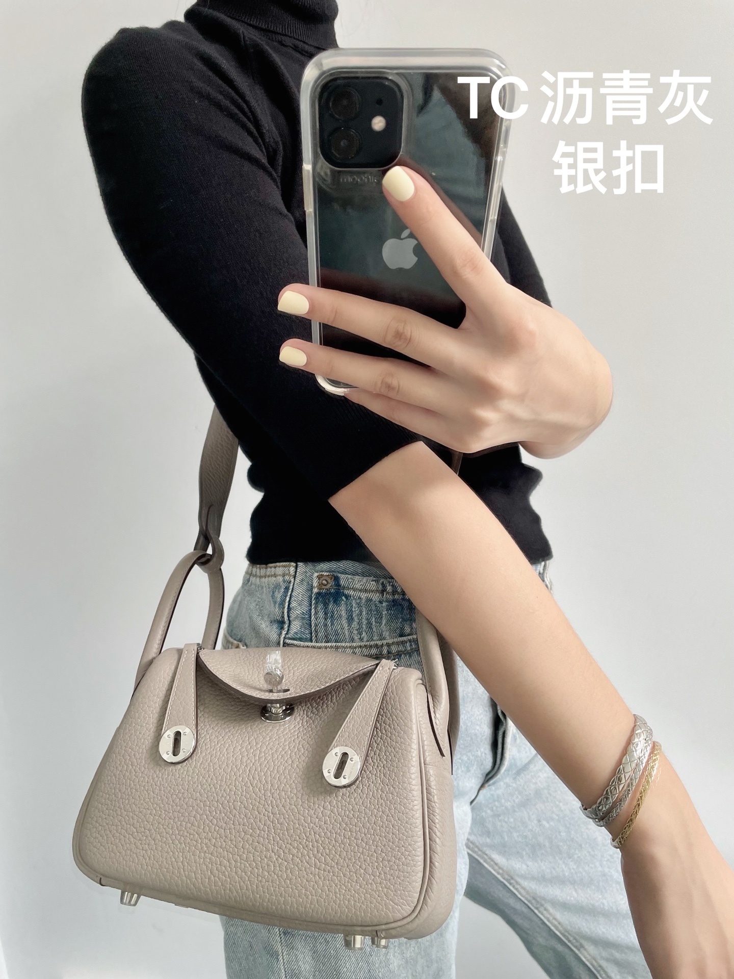 Hermès Kelly mini 2 American crocodile matte 6U mint green silver buckle